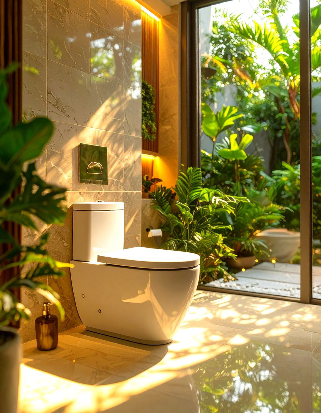 Firefly Create a high quality image with extra brightness of a sleek one piece water eff - 30 spa bathroom ideas