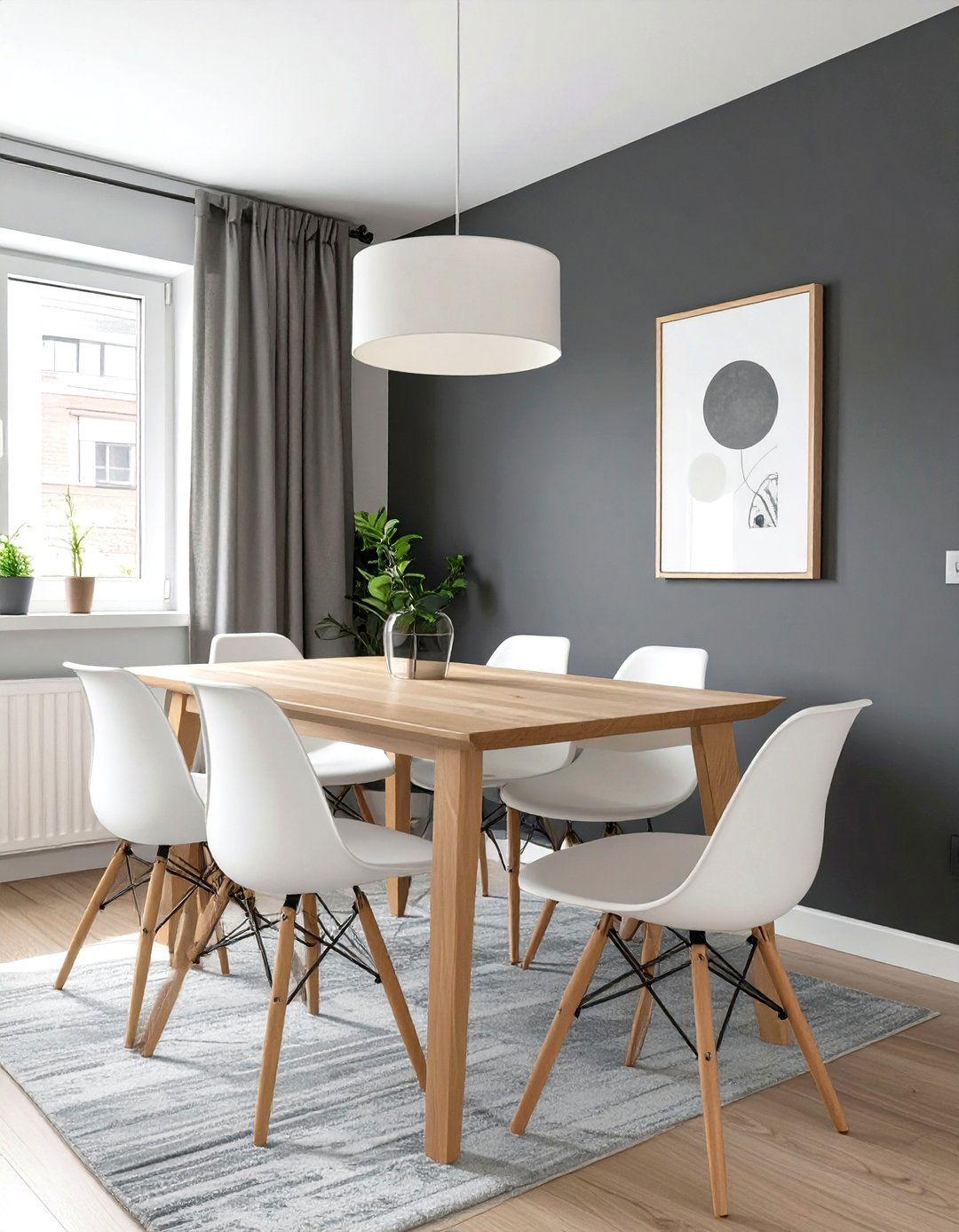Firefly Create a high quality image with extra brightness of a small dining room where on - 30 small dining room decorating ideas