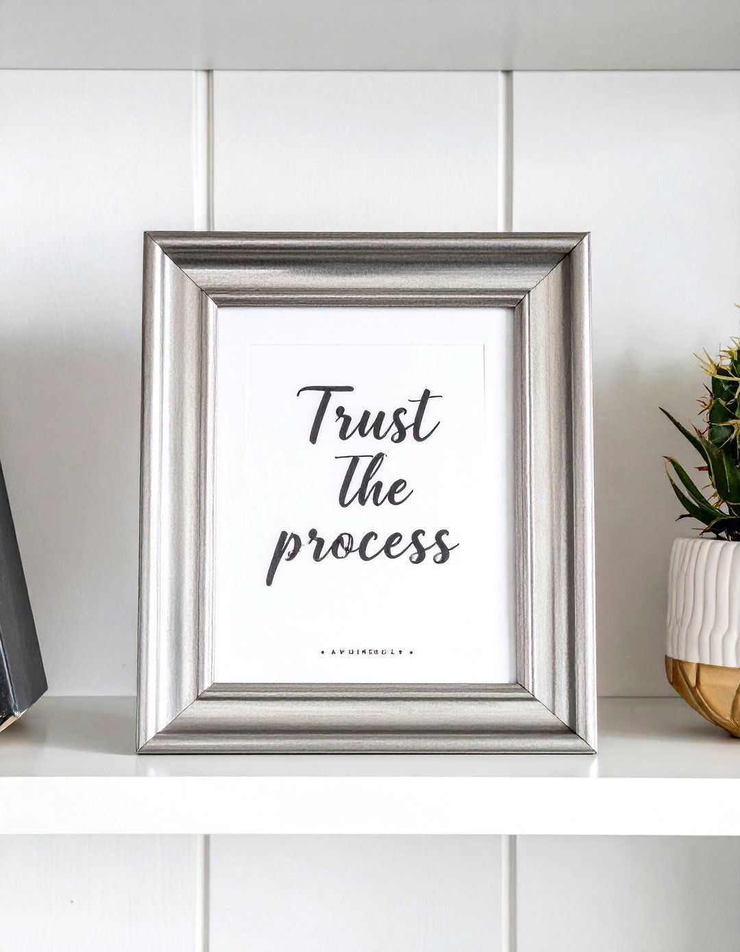 Firefly Create a high quality image with extra brightness of a small elegant silver fram - 30 therapy office decor ideas