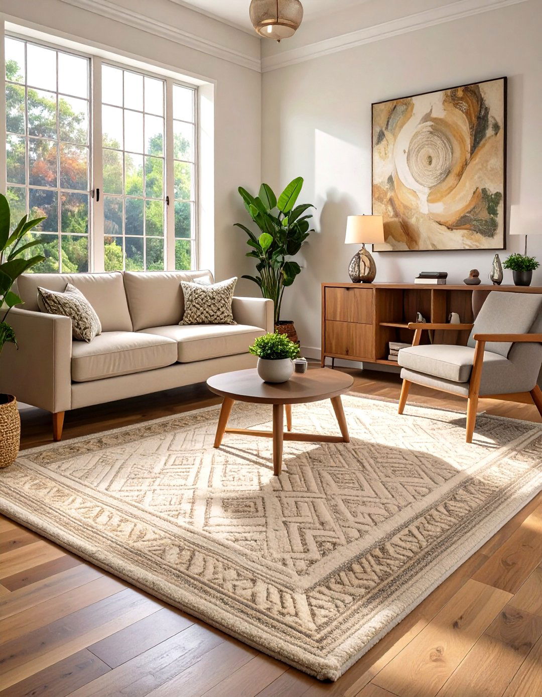 Firefly Create a high quality image with extra brightness of a soft textured area rug wi - 30 therapy office decor ideas