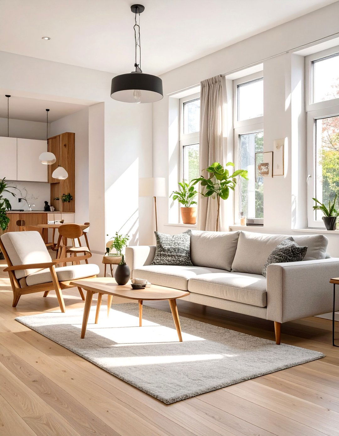 Firefly Create a high quality image with extra brightness of a very small living room with - 30 very small living room ideas