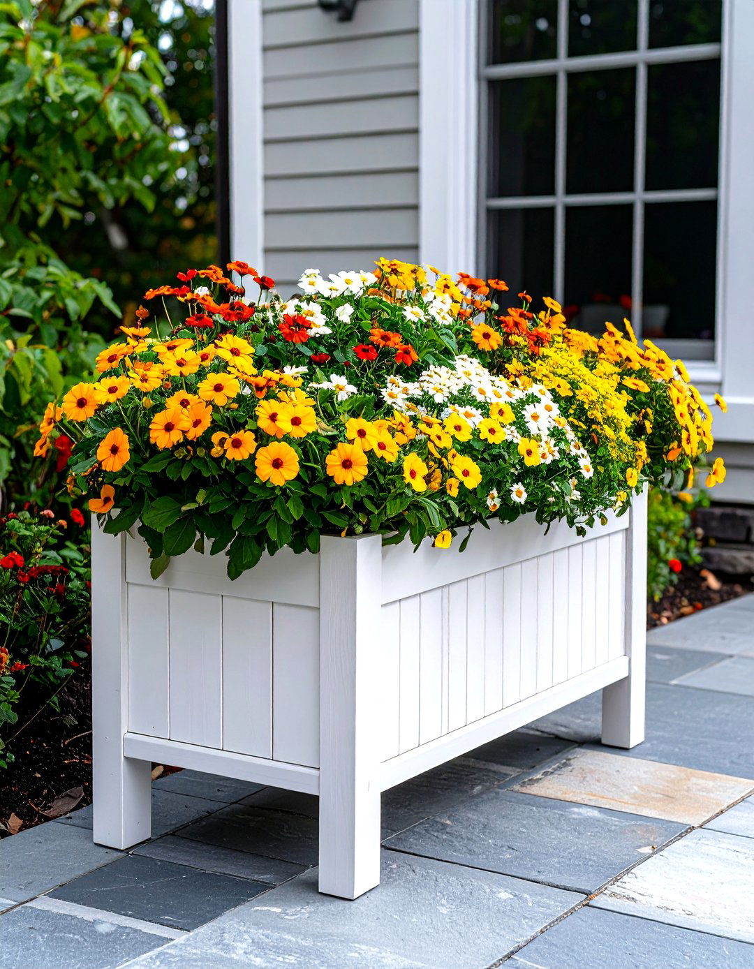 Firefly Create a high quality image with extra brightness of a window box style outdoor p - 30 outdoor plant stand ideas