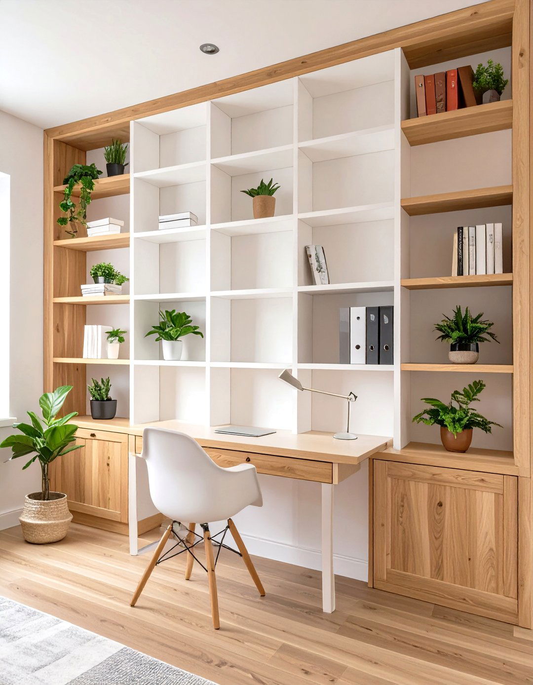 Firefly Create a high quality image with extra brightness of a wood trim accent wall with - 30 wood trim accent wall ideas