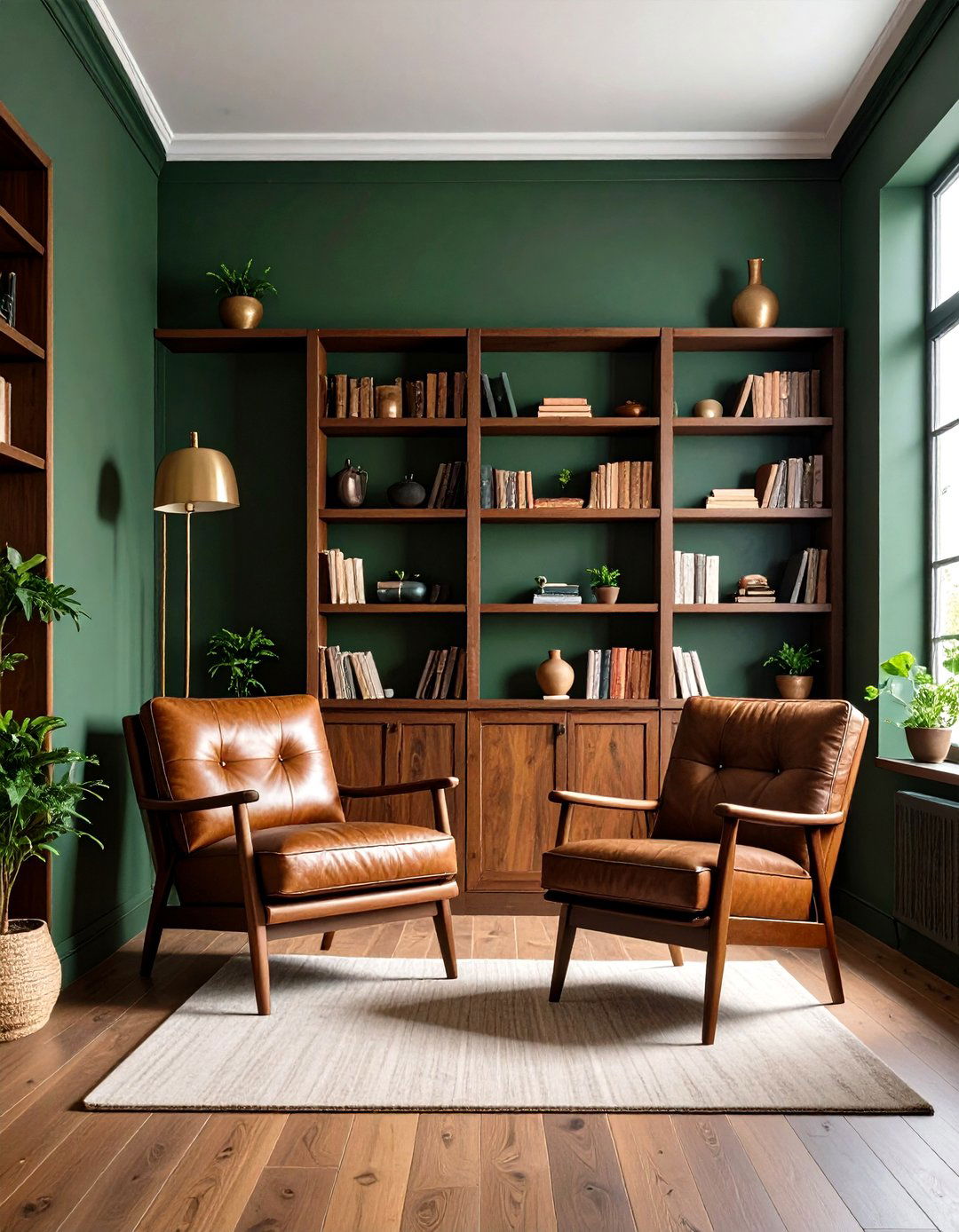 Firefly Create a high quality image with extra brightness of an earthy living room with d - 30 paint ideas for living room