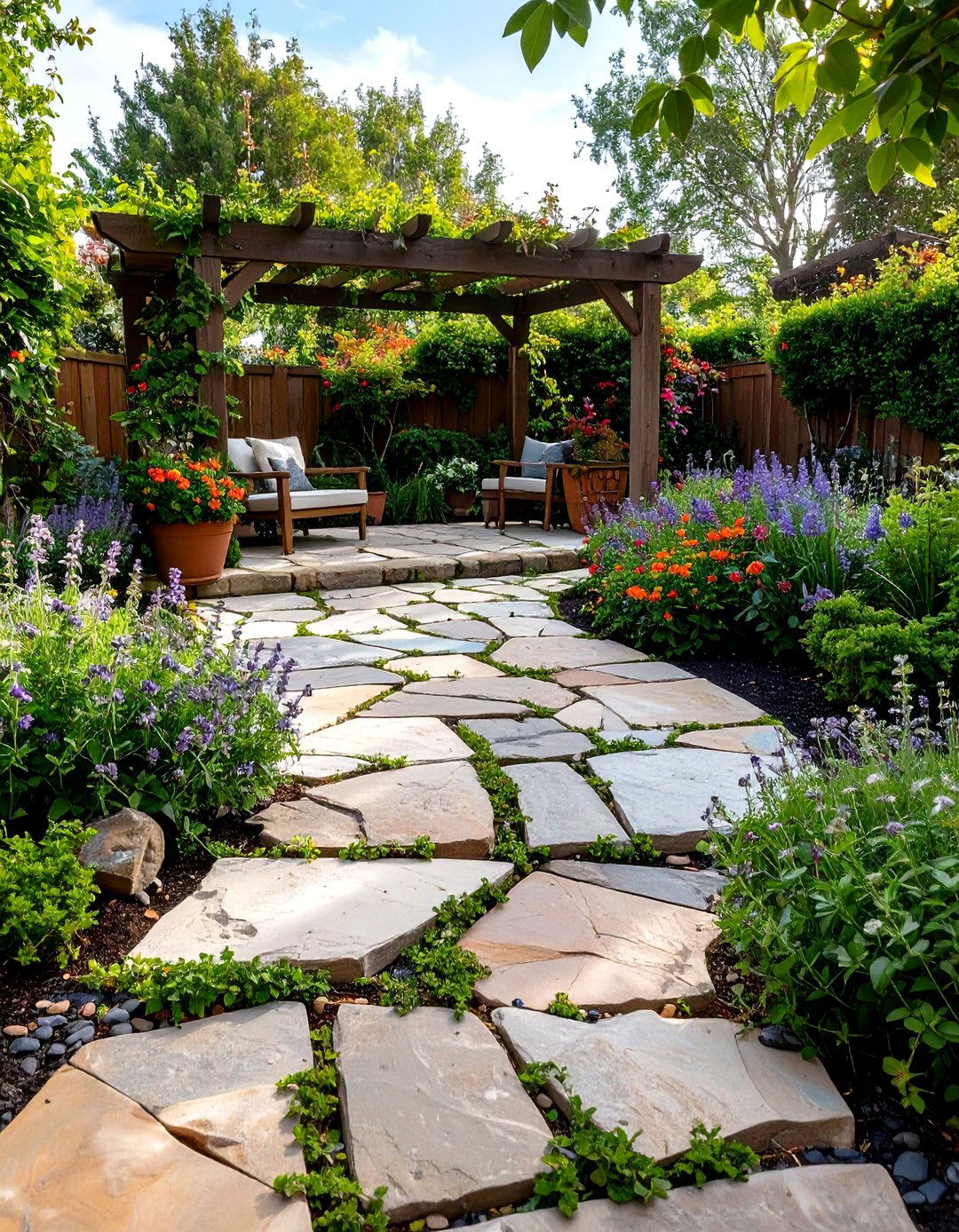 Flagstone Patio Tile Pavers - 30 patio tile ideas