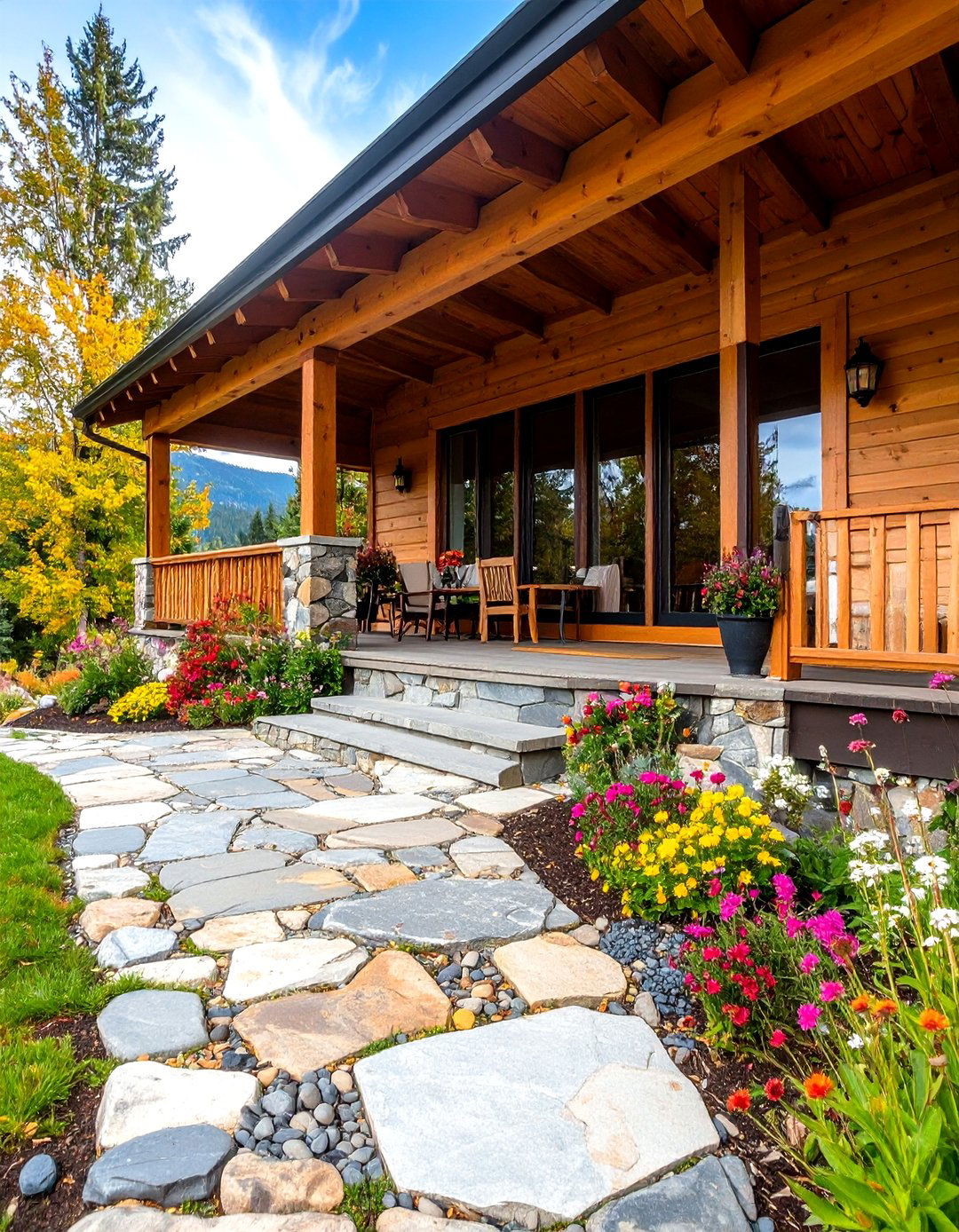 Flagstone Porch Flooring - 30 porch flooring ideas
