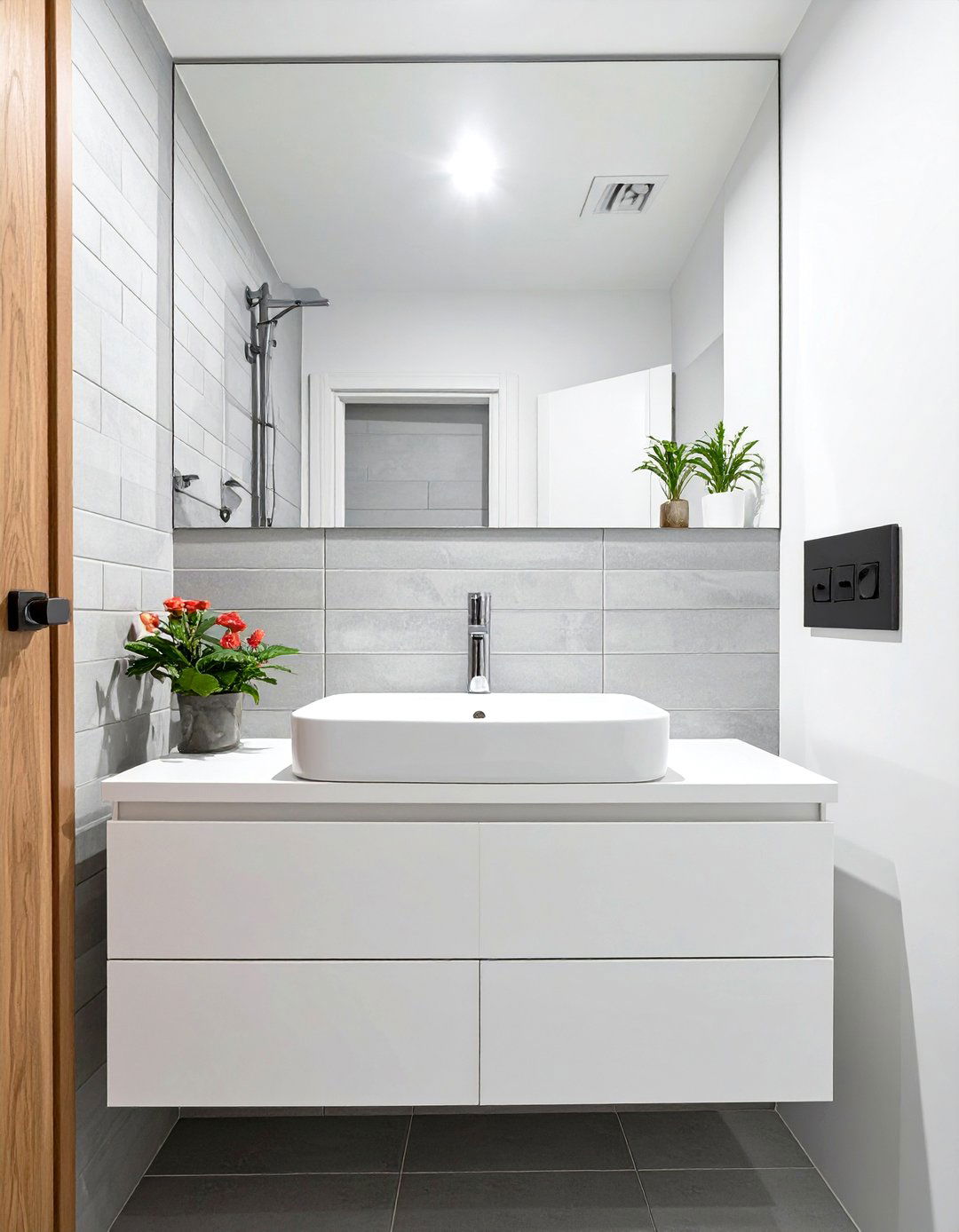 Floating Bathroom Vanities - 30 tiny bathroom ideas