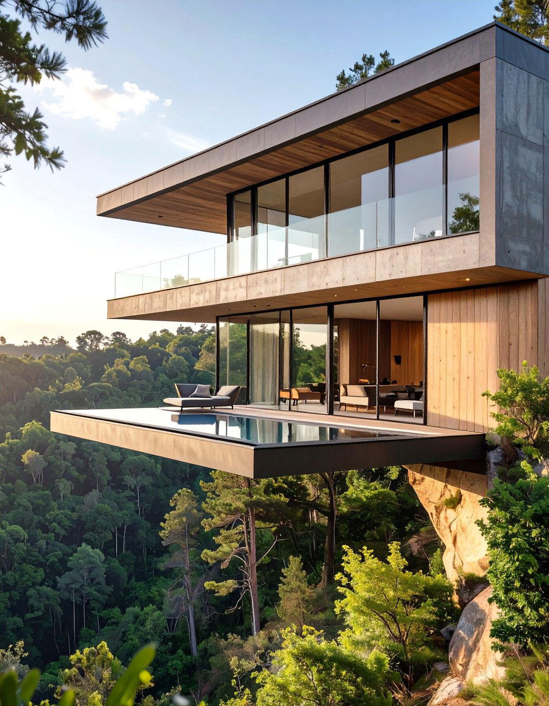 Floating Cantilevered Design - 30 contemporary house design ideas