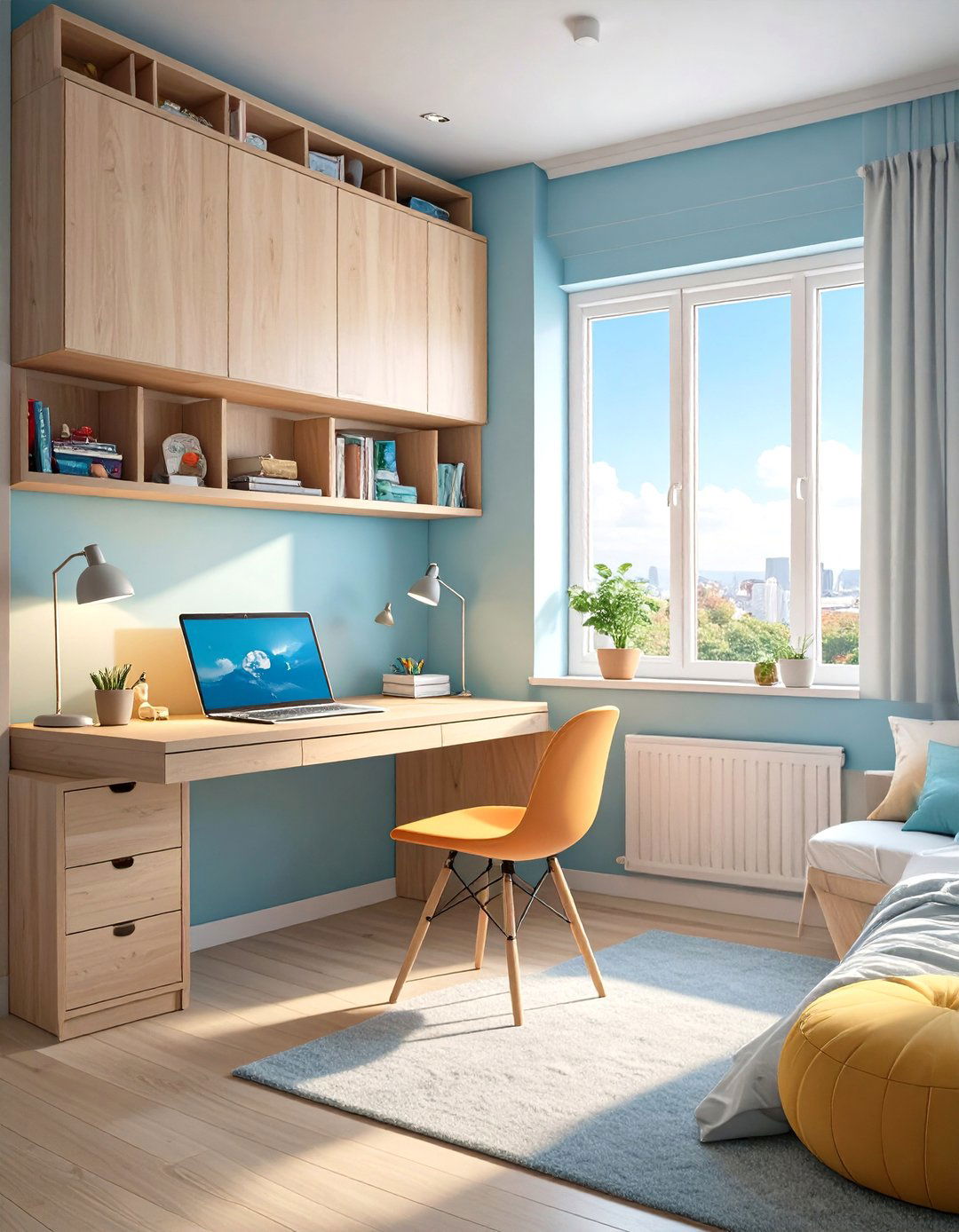 Floating Desks for Small Bedrooms - 30 small bedroom interior design ideas