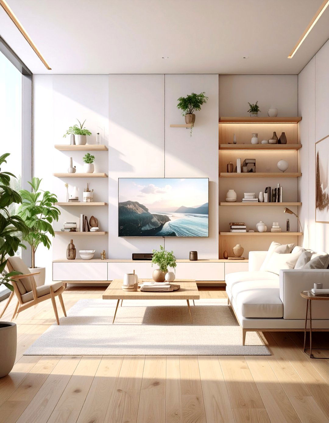 Floating Elements Living Room - 30 modern luxury modern living room design ideas