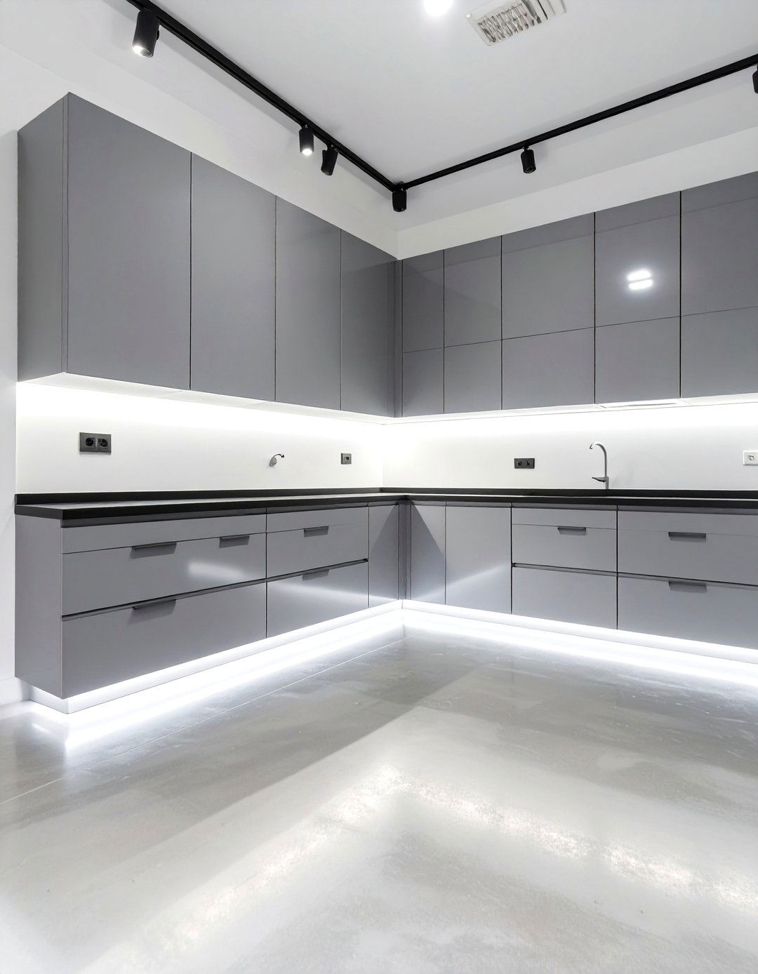 Floating Garage Cabinets - 30 garage cabinets ideas