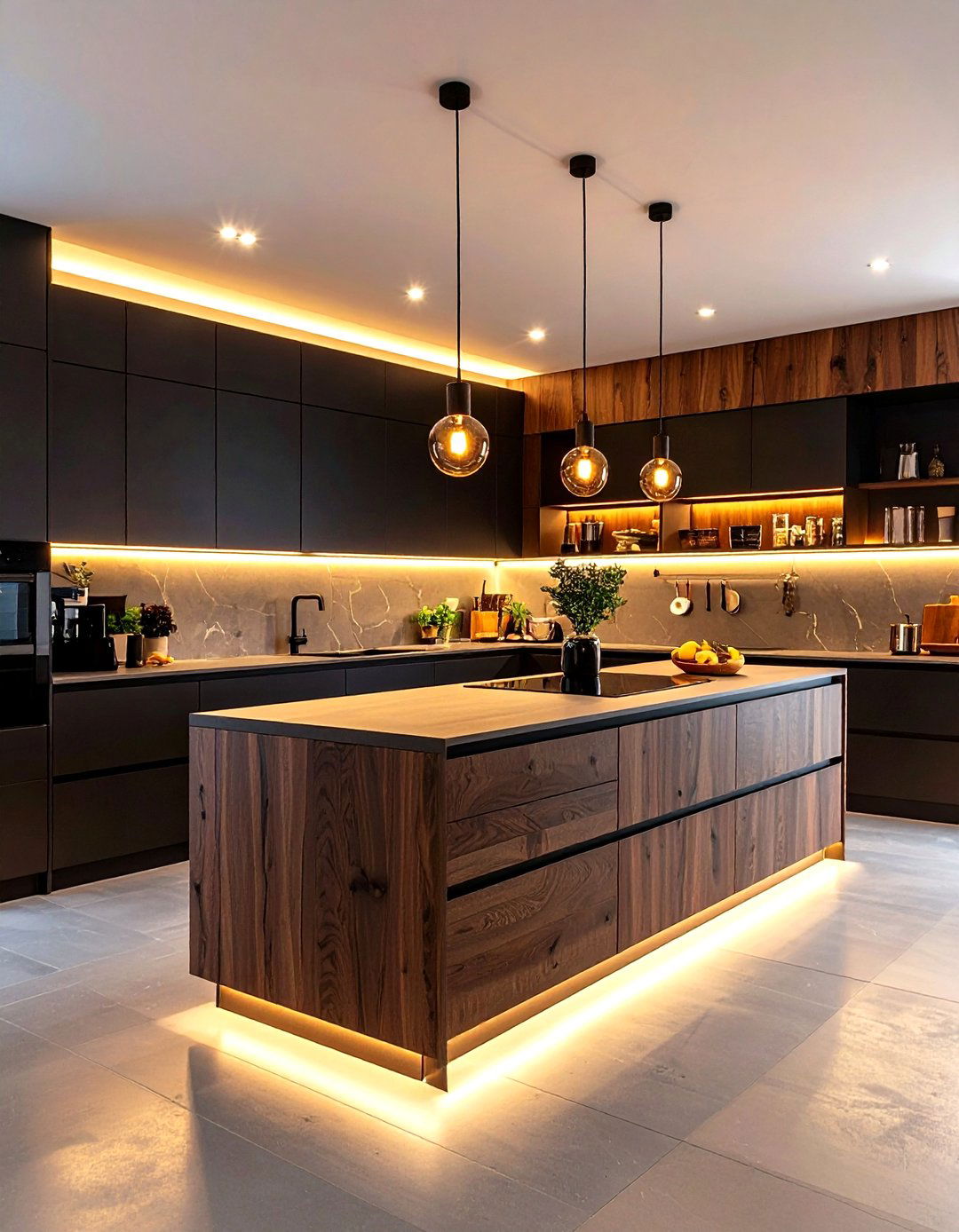 Floating Kitchen Cabinets - 30 kitchen cabinet trends