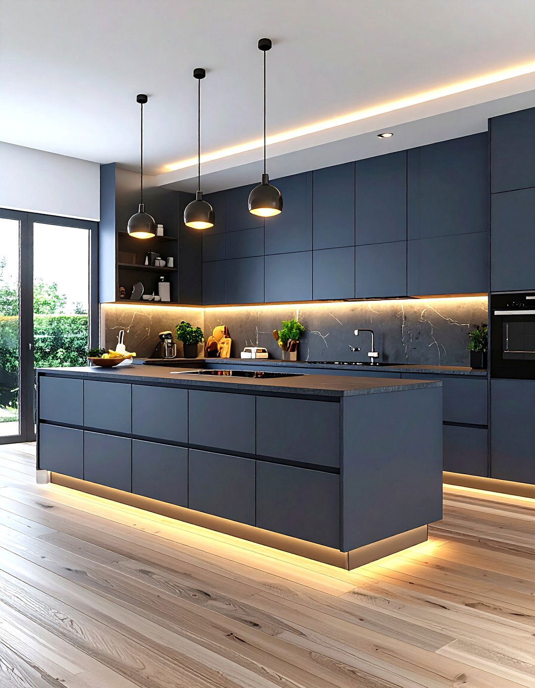 Floating Kitchen Cabinets - 30 ideas for kitchen cabinets