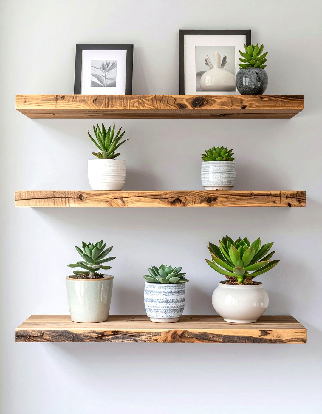 Floating Shelves Display - 30 diy wall decor ideas