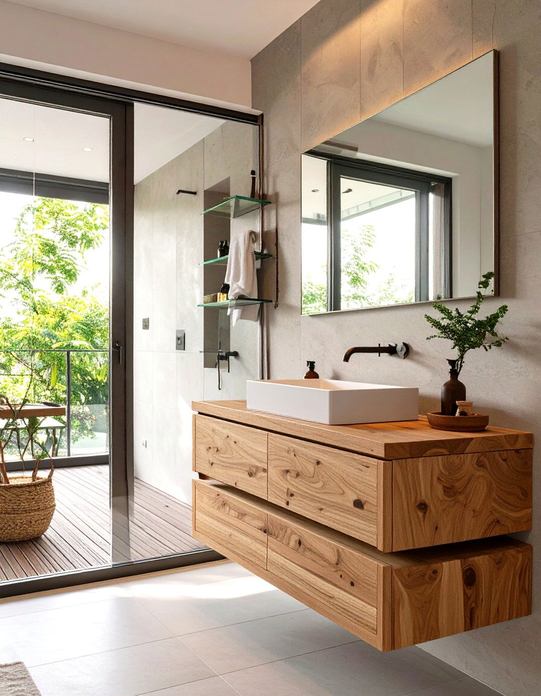 Floating Shelves and Surfaces - 30 interior design for a minimalist home ideas