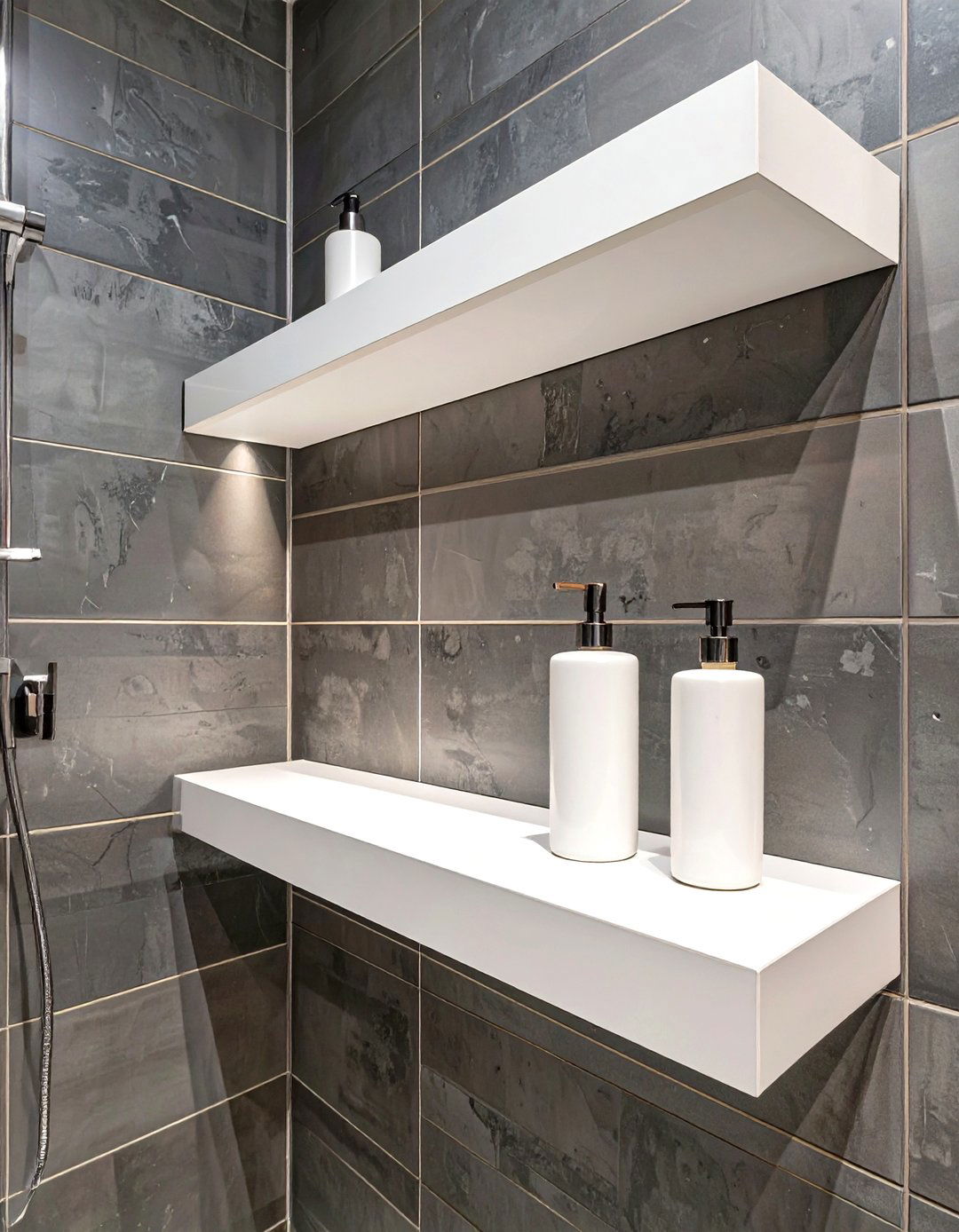 Floating Shower Shelves