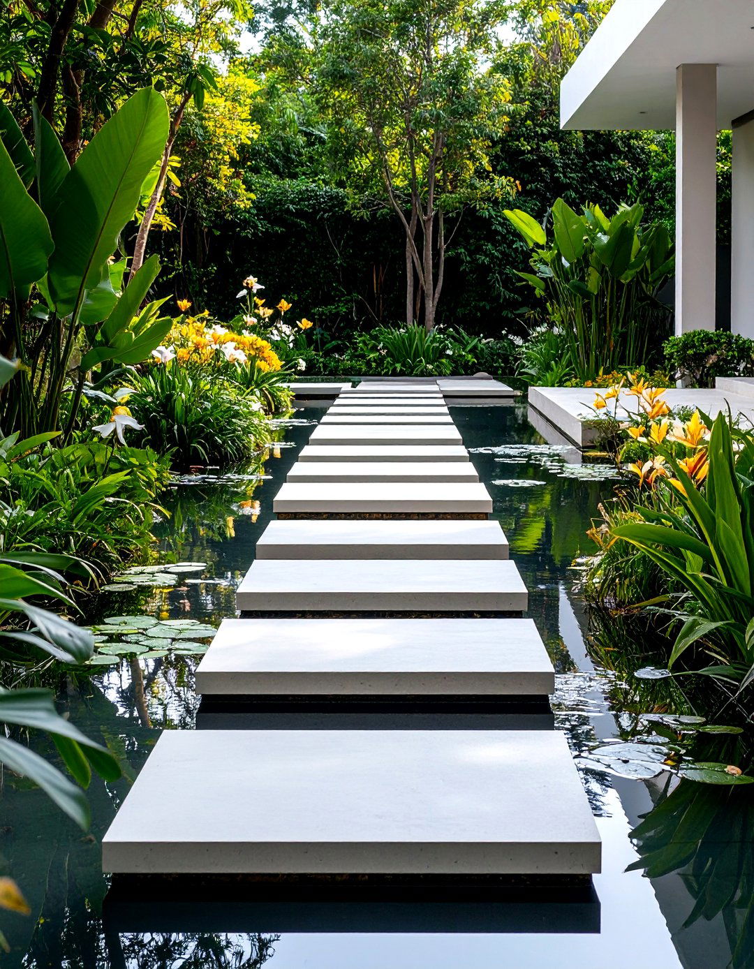 Floating Step Garden Walkway - 30 garden walkway ideas