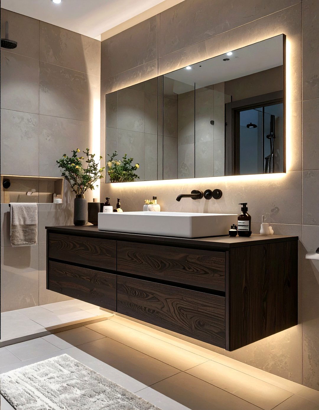 Floating Vanity Bathroom - 30 bathroom remodel ideas 2022