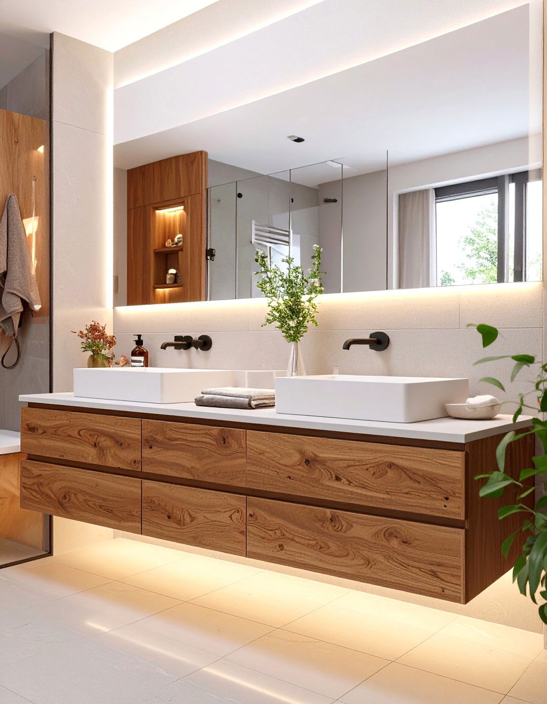 Floating Vanity Bathroom - 30 bathroom ideas modern