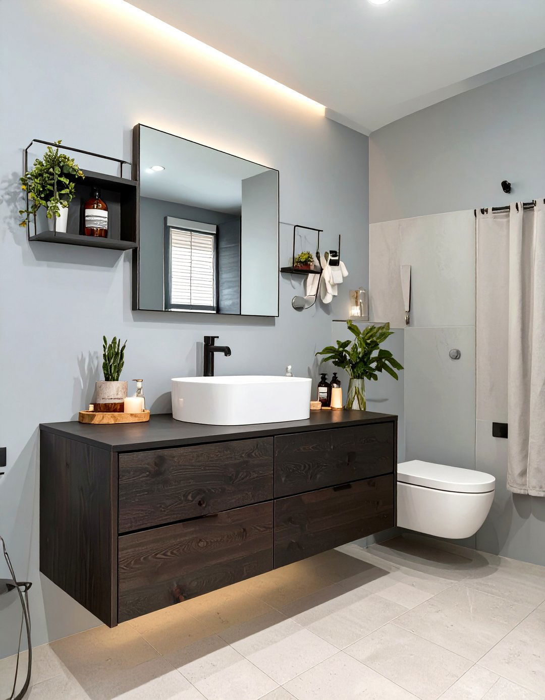 Floating Vanity Installation - 30 teen bathroom ideas