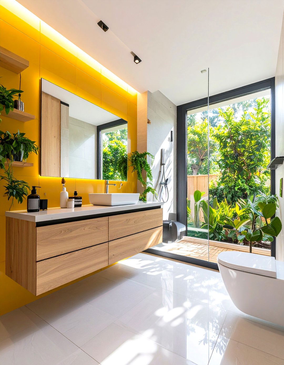 Floating Vanity and Toilet Bathroom - 30 50 small bathroom ideas with shower and toilet