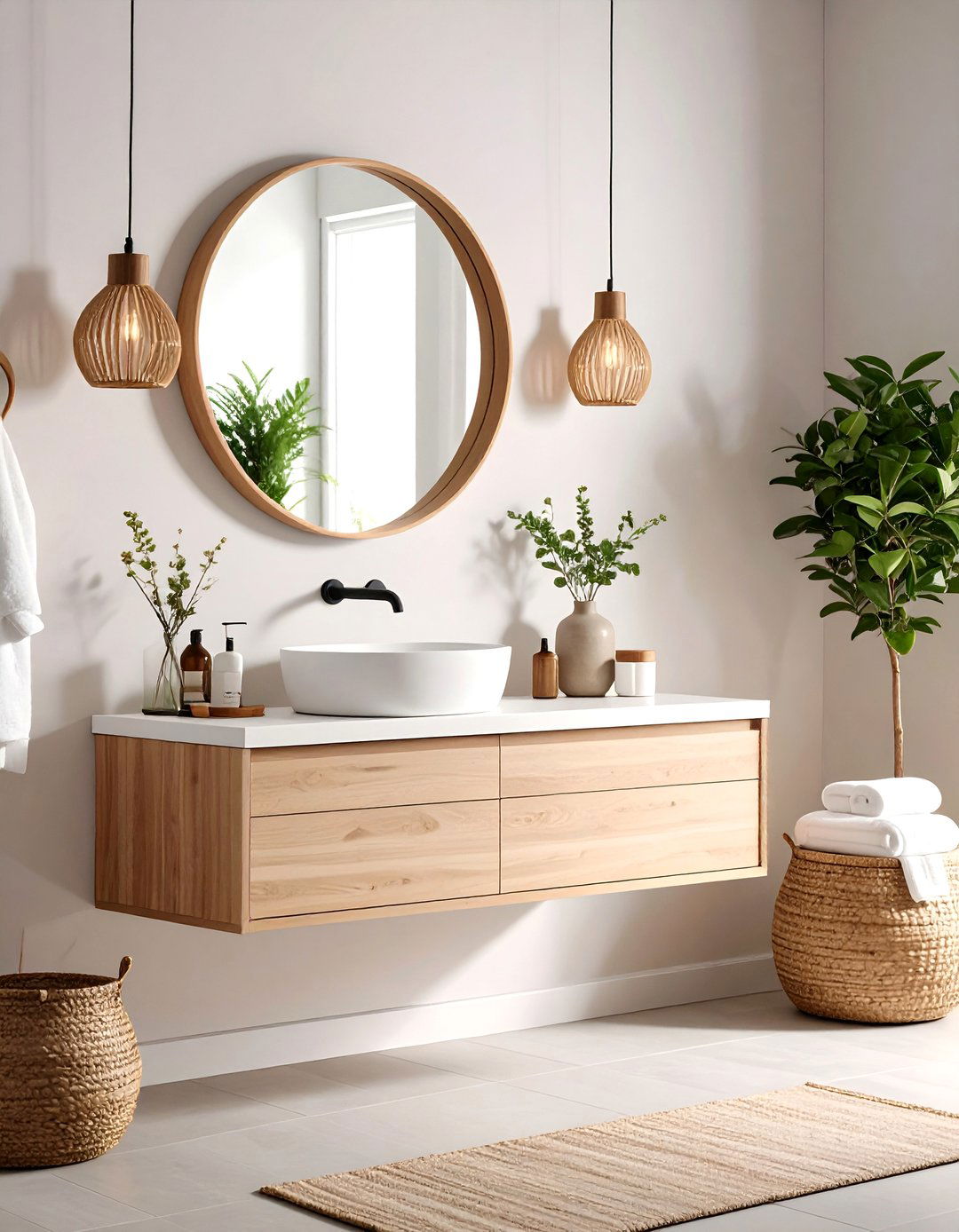 Floating Vanity in a Bathroom - 30 12 bathroom ideas