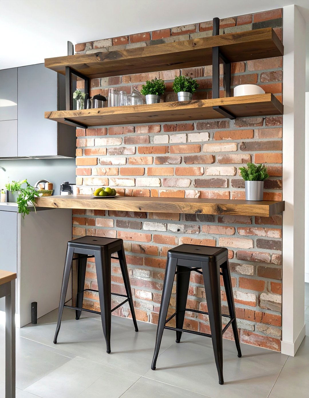 Floating Wall Mounted Kitchen Bar - 30 what are space-saving kitchen table ideas ideas