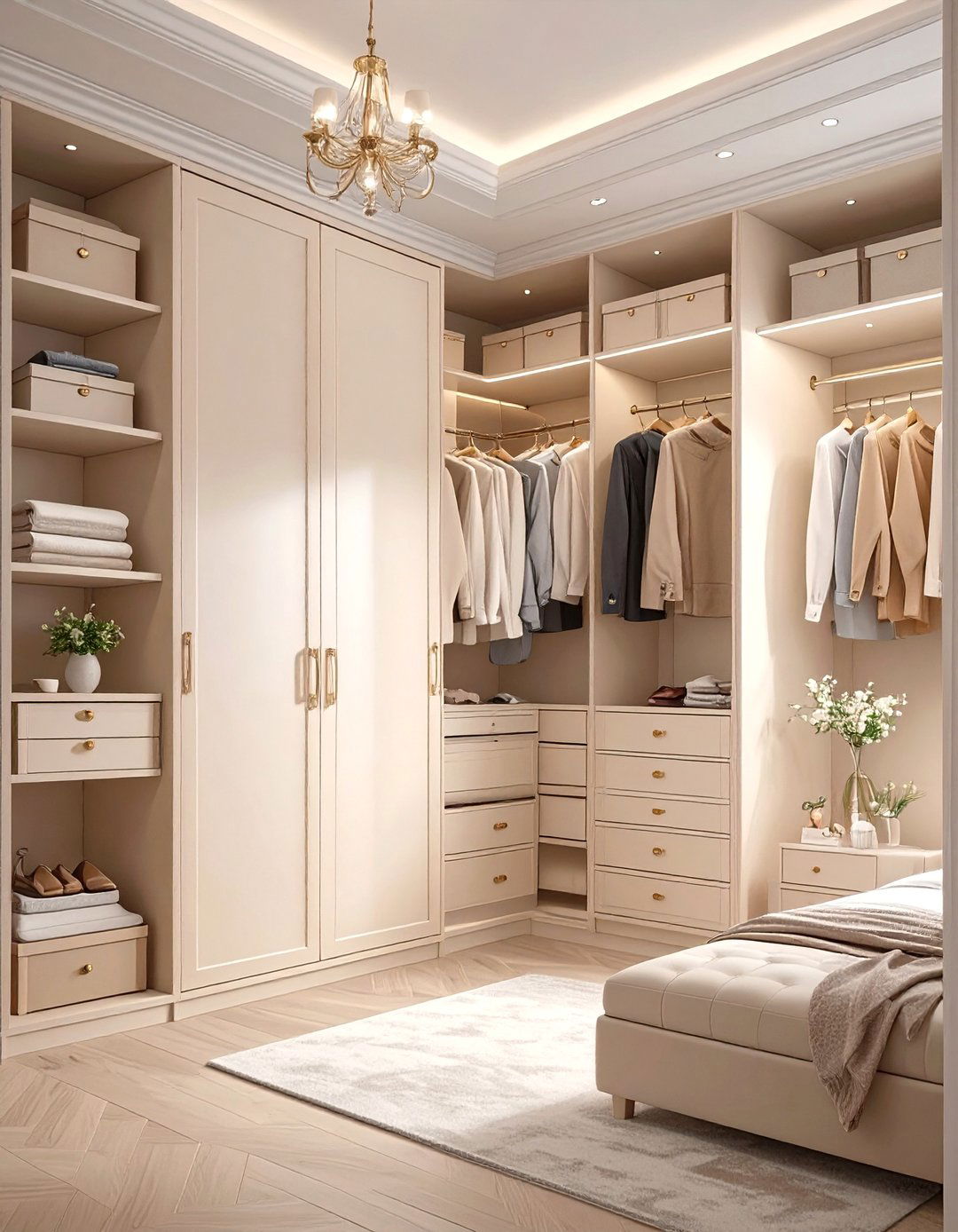 Floor to Ceiling Wardrobes for Tiny Bedrooms - 30 tiny bedroom ideas