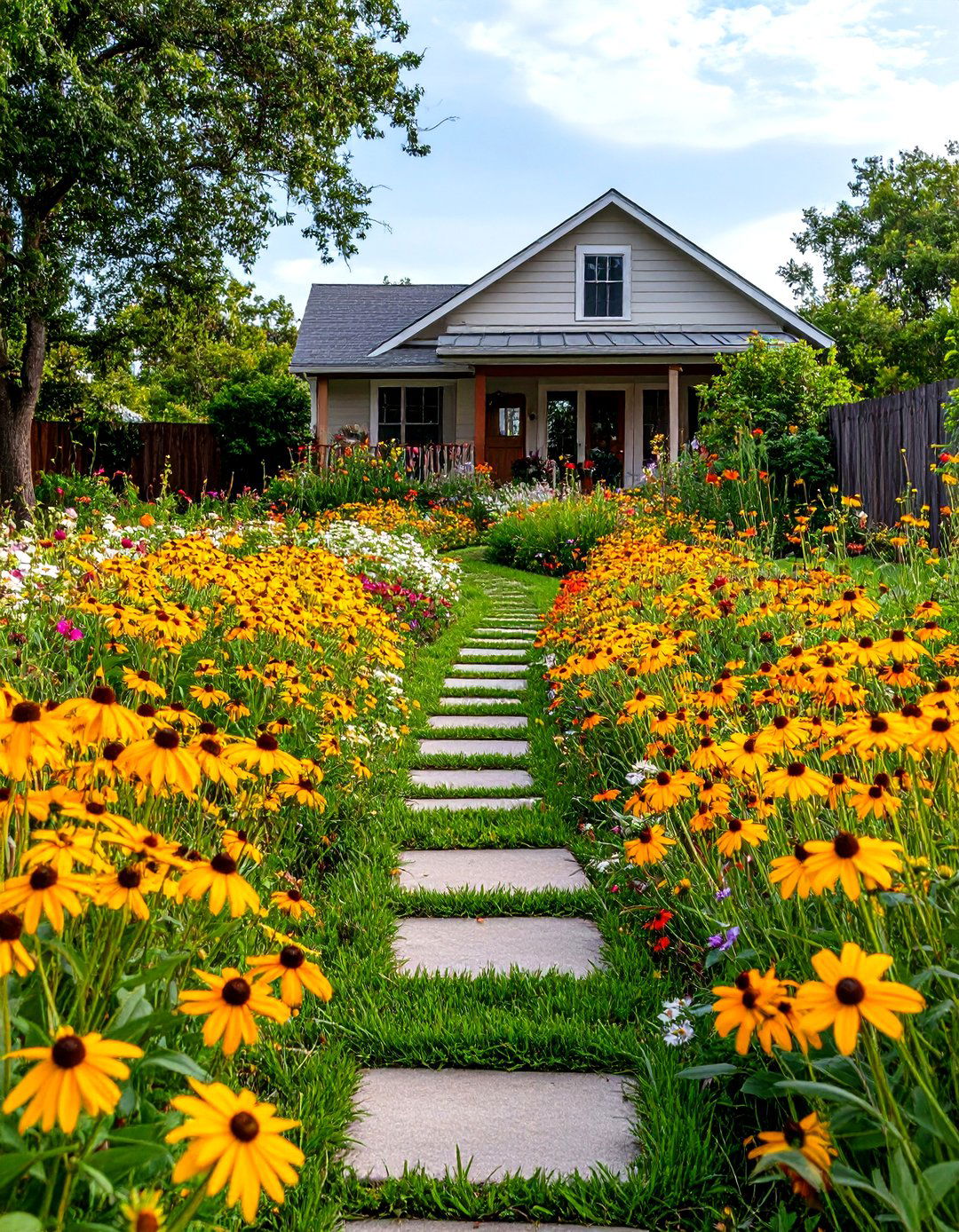 Florida Native Wildflower Meadow - 30 front yard landscaping ideas florida