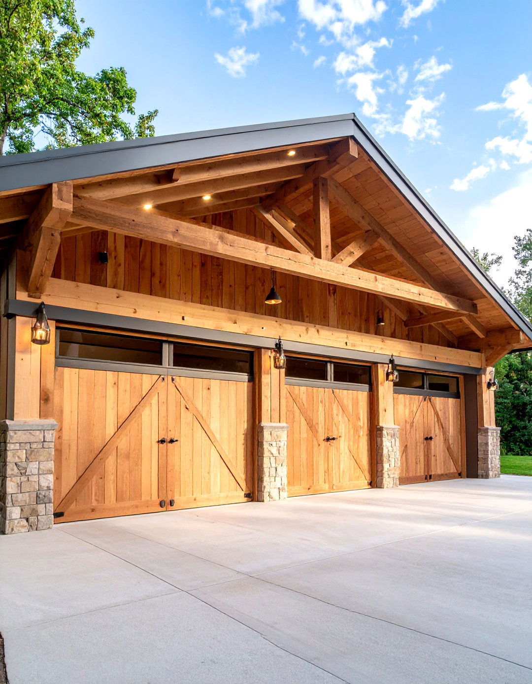30 Exterior Garage Lighting Ideas for Safety and Style
