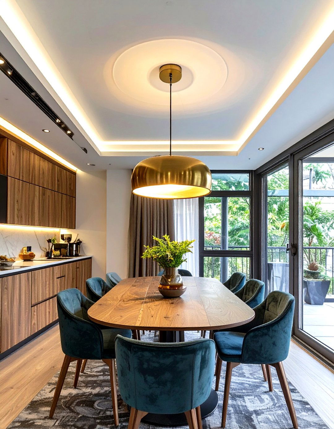 Flush Mount Ceiling Light - 30 small dining room lighting ideas