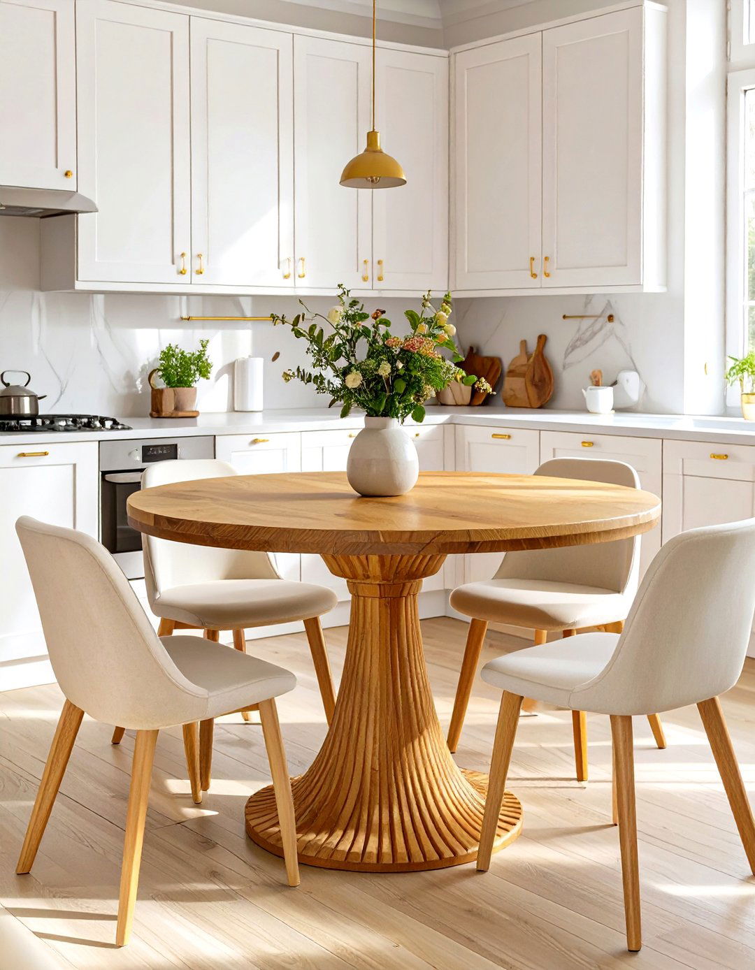 Fluted Base Kitchen Tables - 30 what are the most popular kitchen table trends ideas