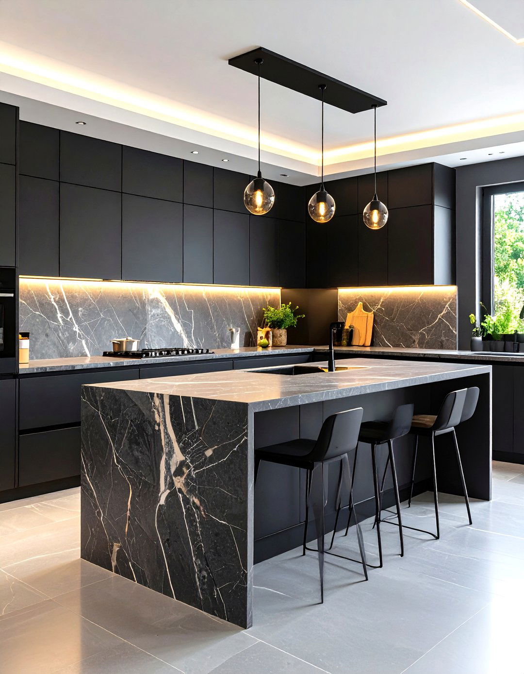 Fluted Stone Kitchen Backsplash - 30 kitchen backsplash ideas 2023
