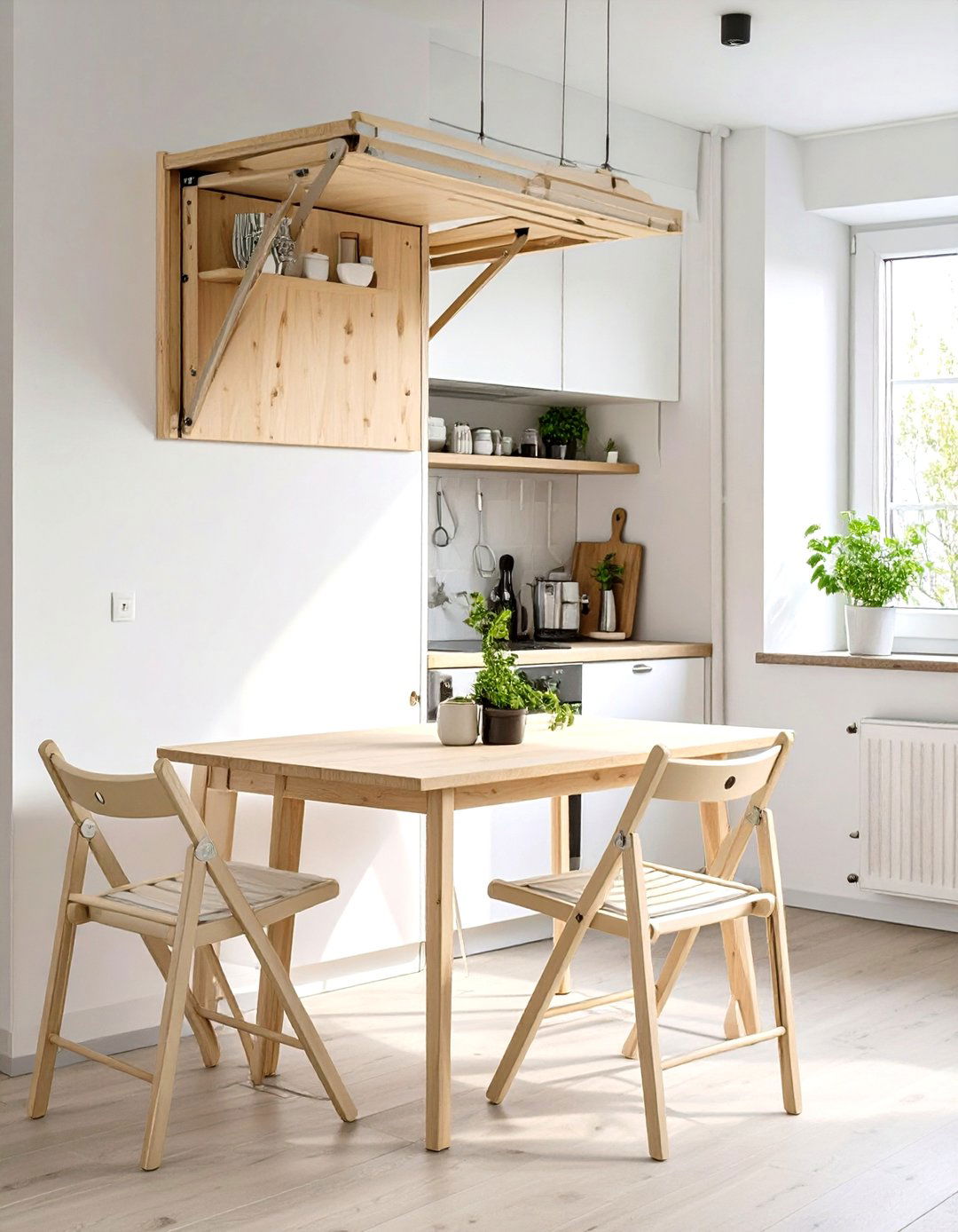 Fold Down Dining Table for Small Spaces - 30 small home design ideas
