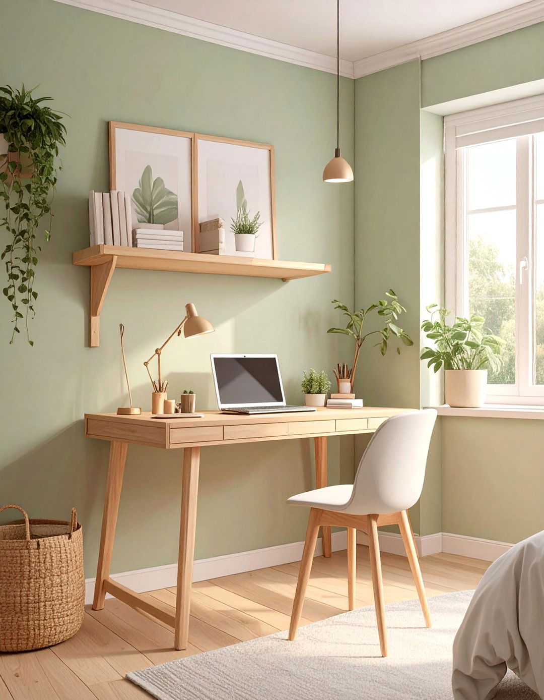 Fold Down Wall Mounted Table - 30 small teen bedroom ideas