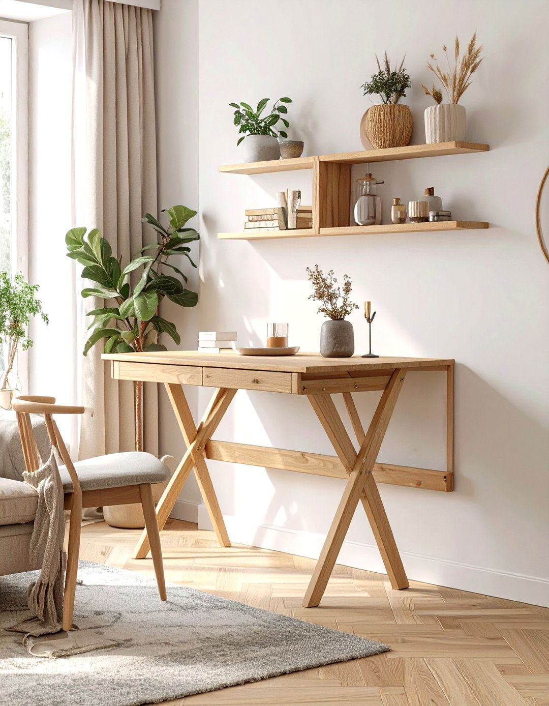 Fold Down Wall Table Furniture - 30 small living room furniture ideas