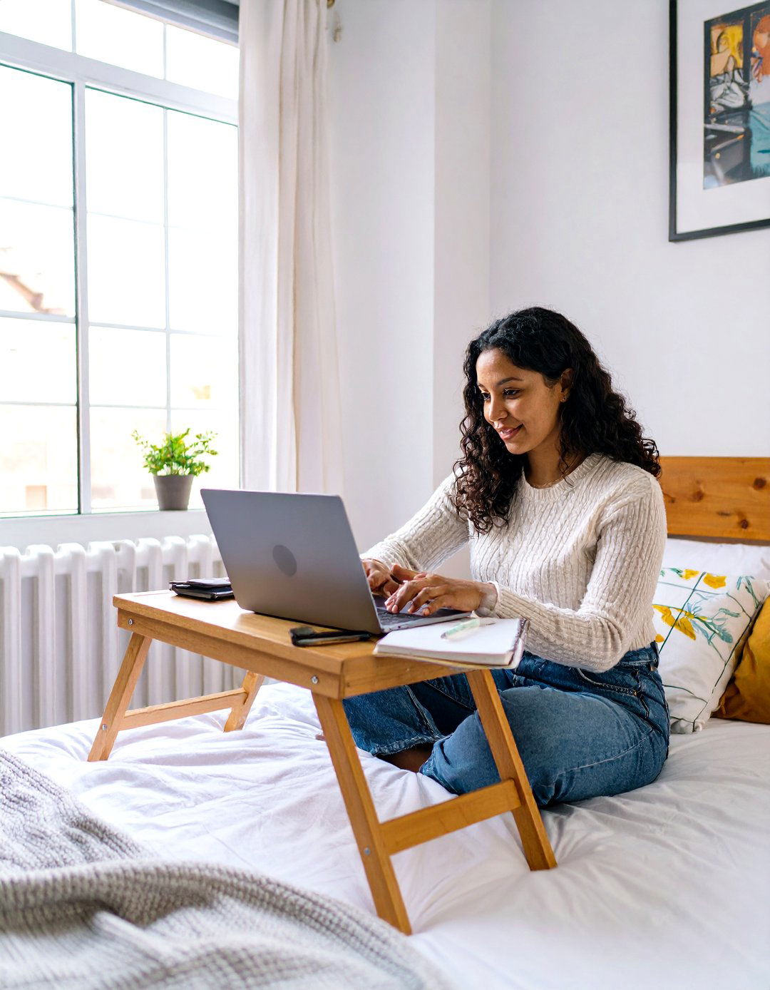 Foldable Lap Desk - 30 single dorm room ideas