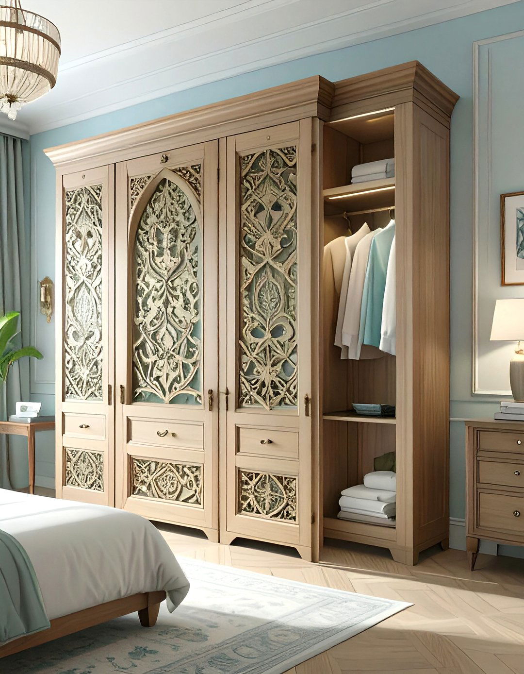Folding Screens for Versatile Privacy - 30 alternative to closet door ideas