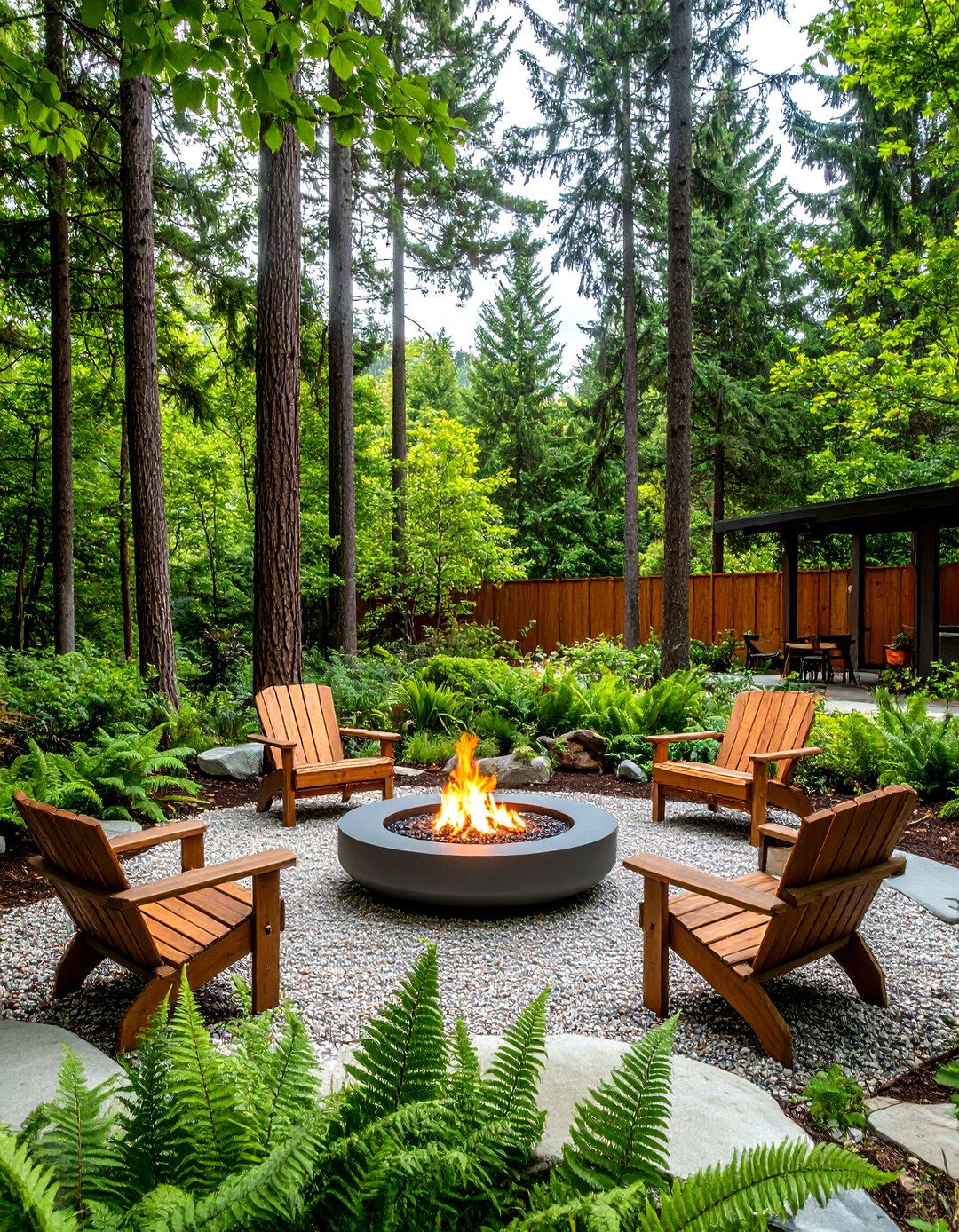 Forest Clearing Fire Pit - 30 fire pit backyard ideas