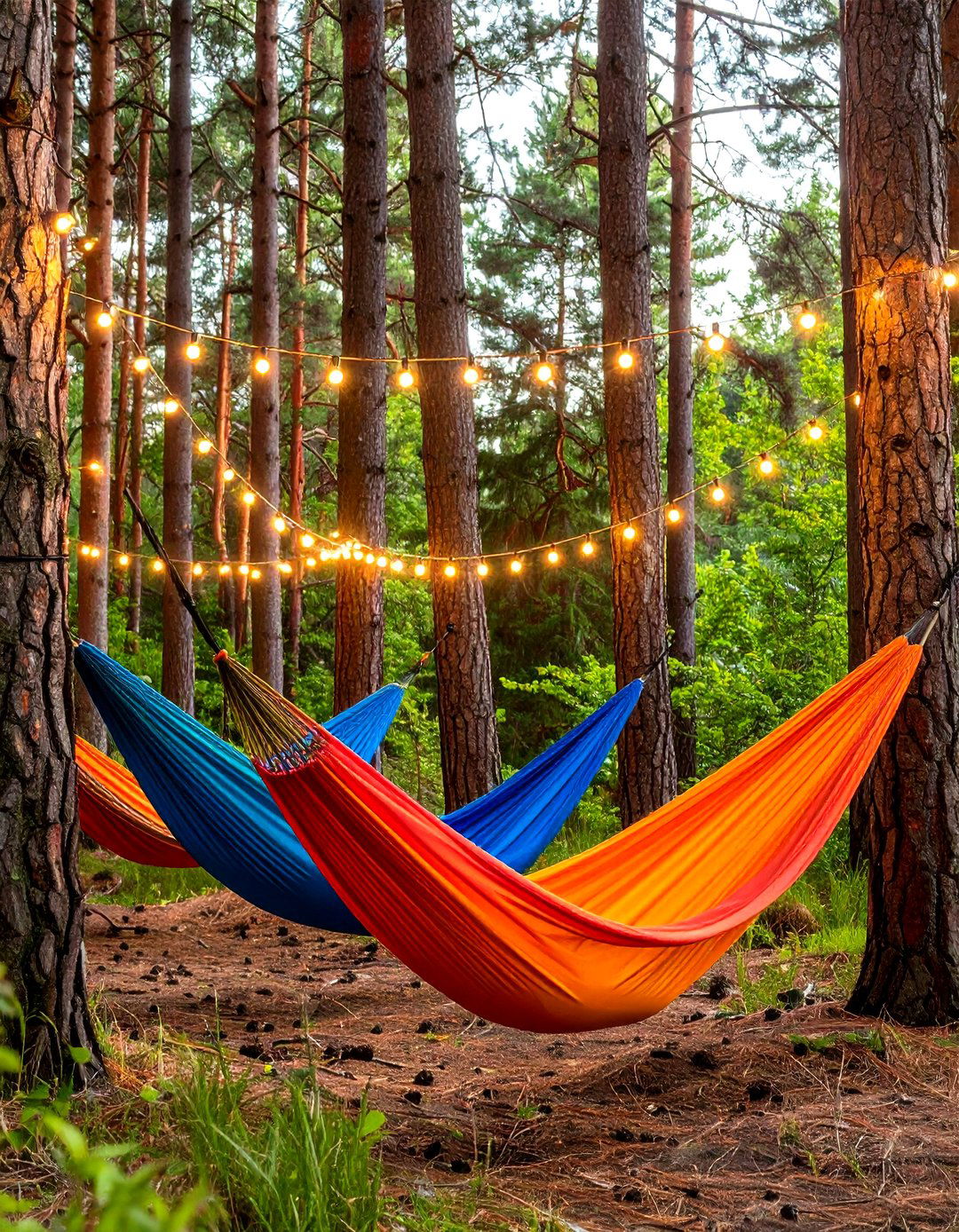 Forest Clearing Hammock Grove - 30 outdoor sitting area ideas