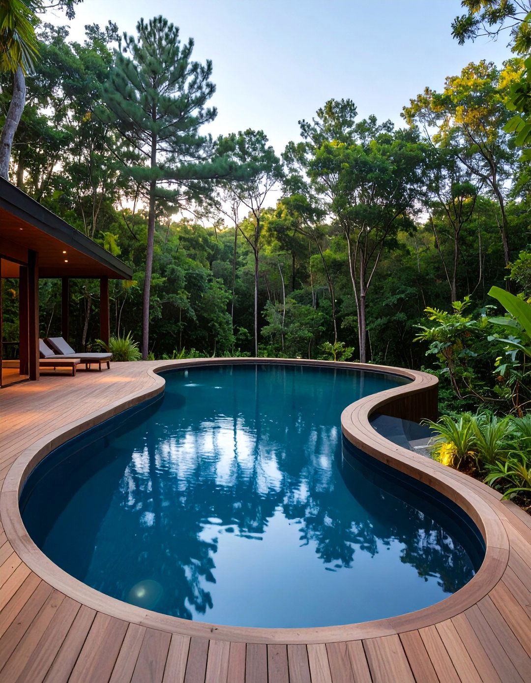 Forest Clearing Pool Landscaping - 30 ai pool landscaping ideas