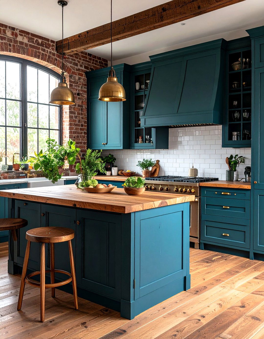 Forest Green Painted Kitchen Cabinets - 30 painted kitchen cabinet ideas
