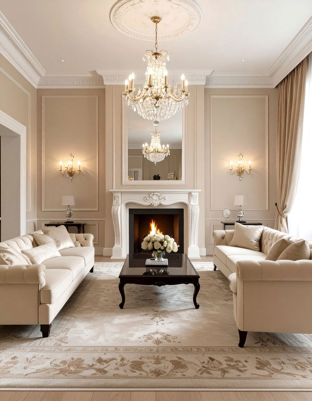Formal Beige Living Room - 30 beige living room ideas