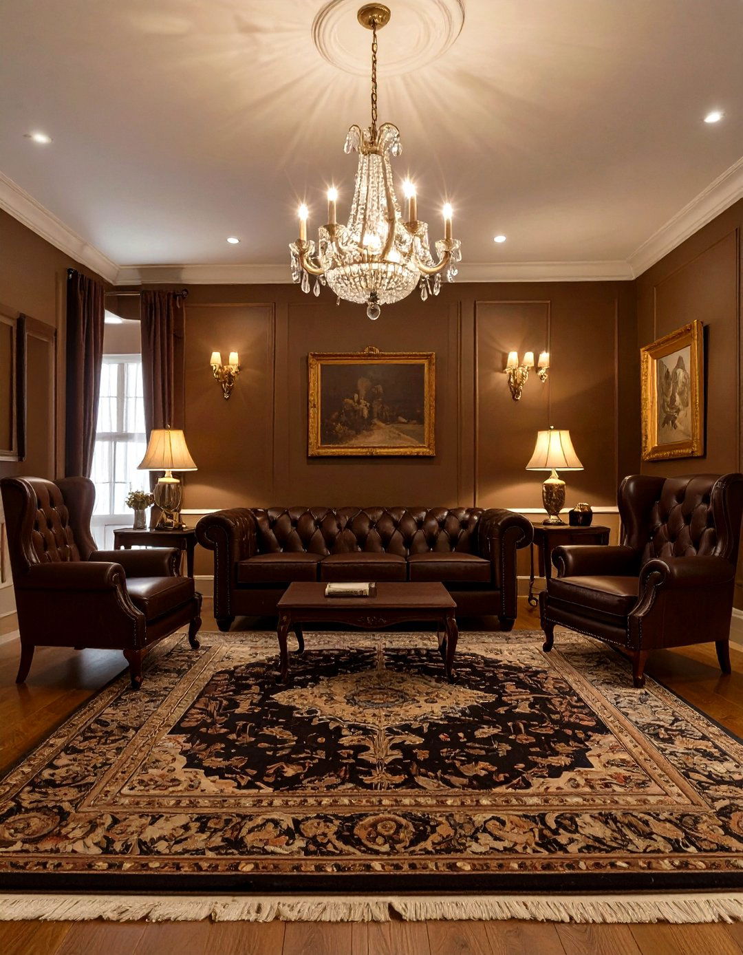 Formal Brown Living Room - 30 modern brown living room ideas