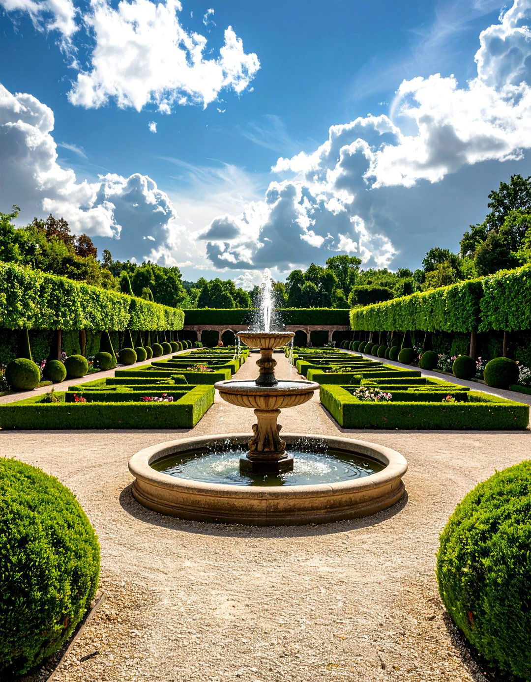 Formal European Garden Layout - 30 backyard design software ideas