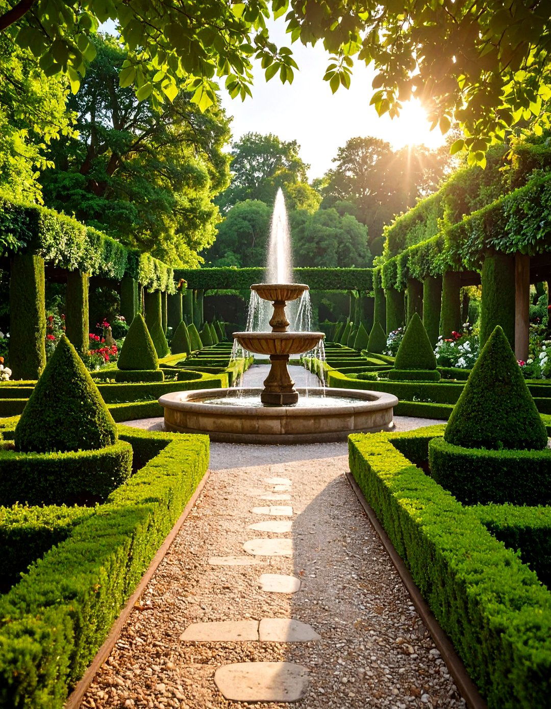 Formal French Garden - 30 garden decoration ideas