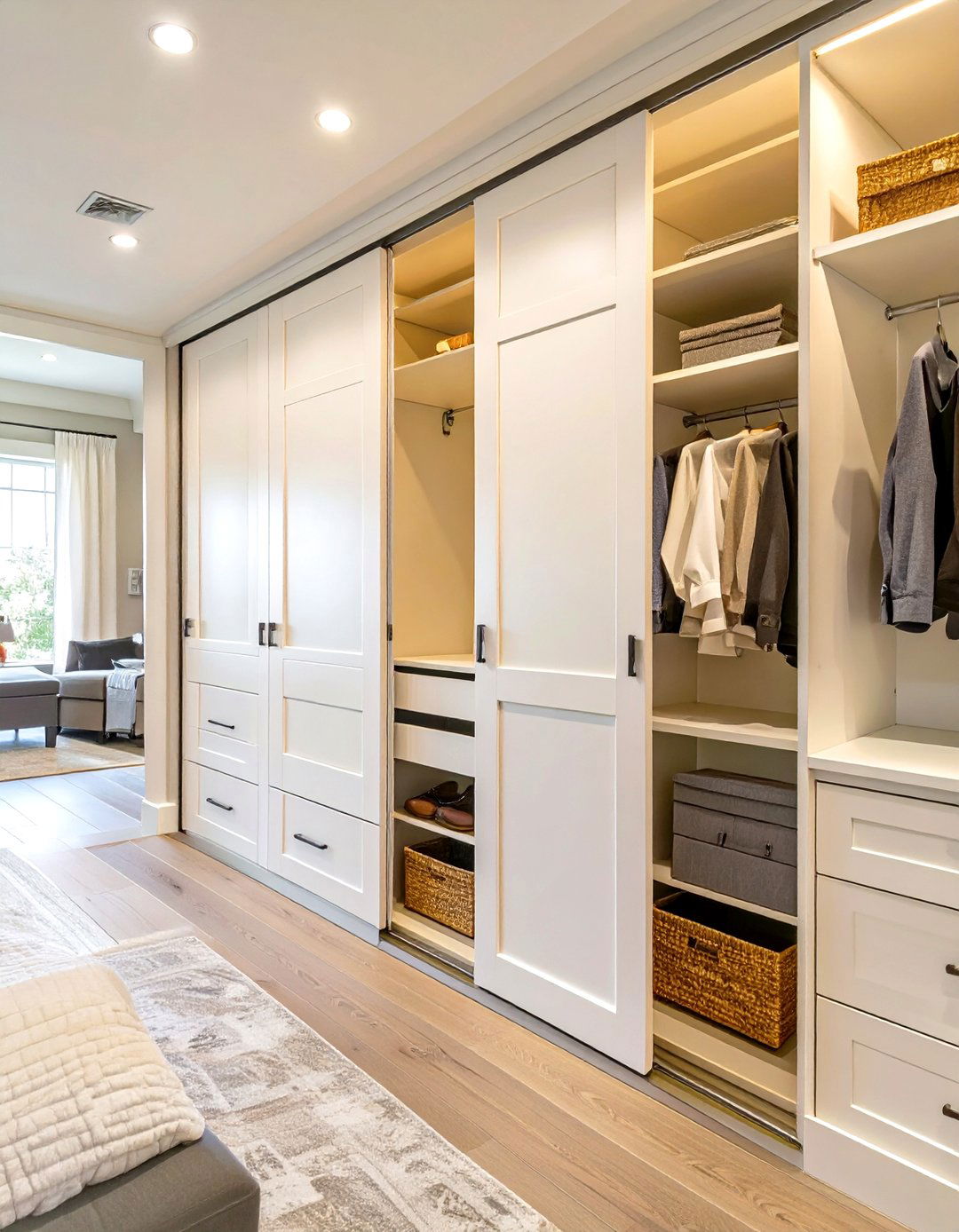 Four Panel Bypass Sliding Closet Doors - 30 sliding closet door ideas