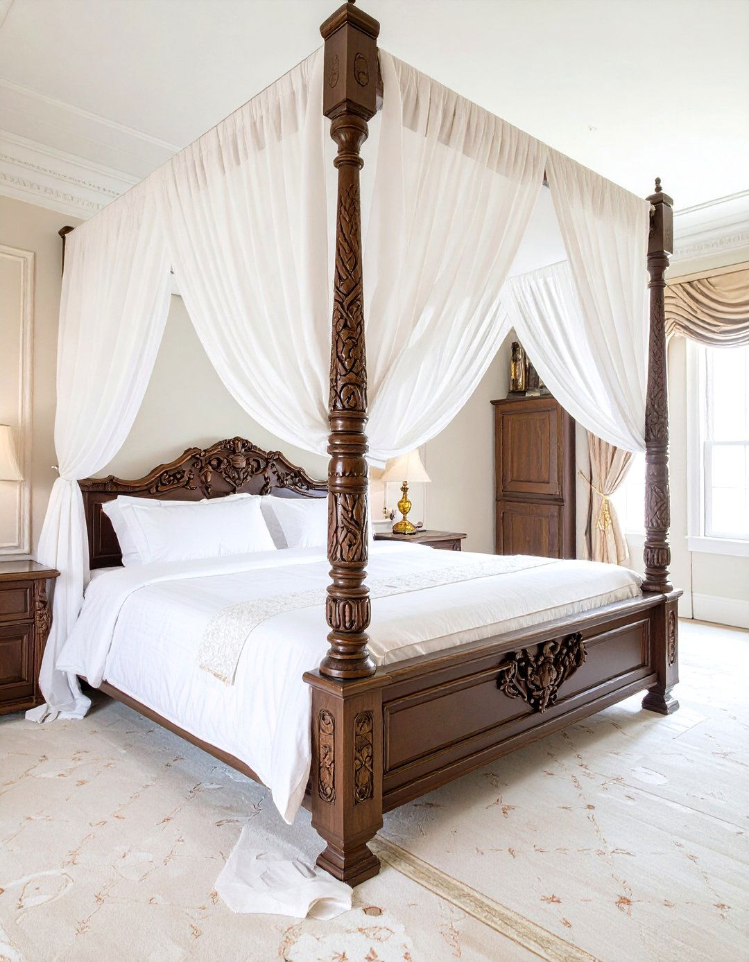 Four Poster or Canopy Beds - 30 what is traditional interior design ideas