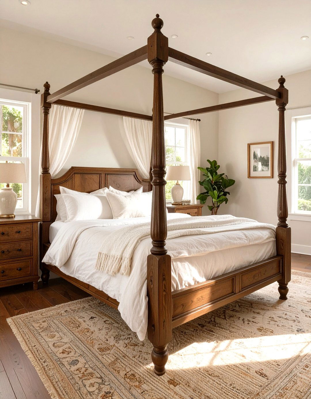 Four Poster or Canopy Beds - 30 what is country interior design ideas