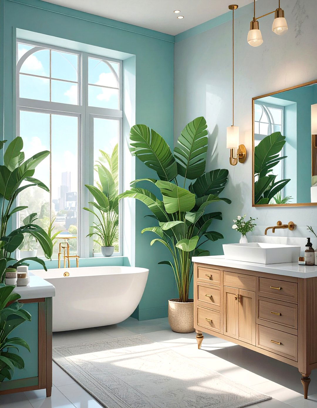 Freestanding Double Vanity Units - 30 master bathroom double sink vanity ideas